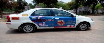 Car Advertisement rates in Bhopal , Cab Branding, Taxi advertising in India
